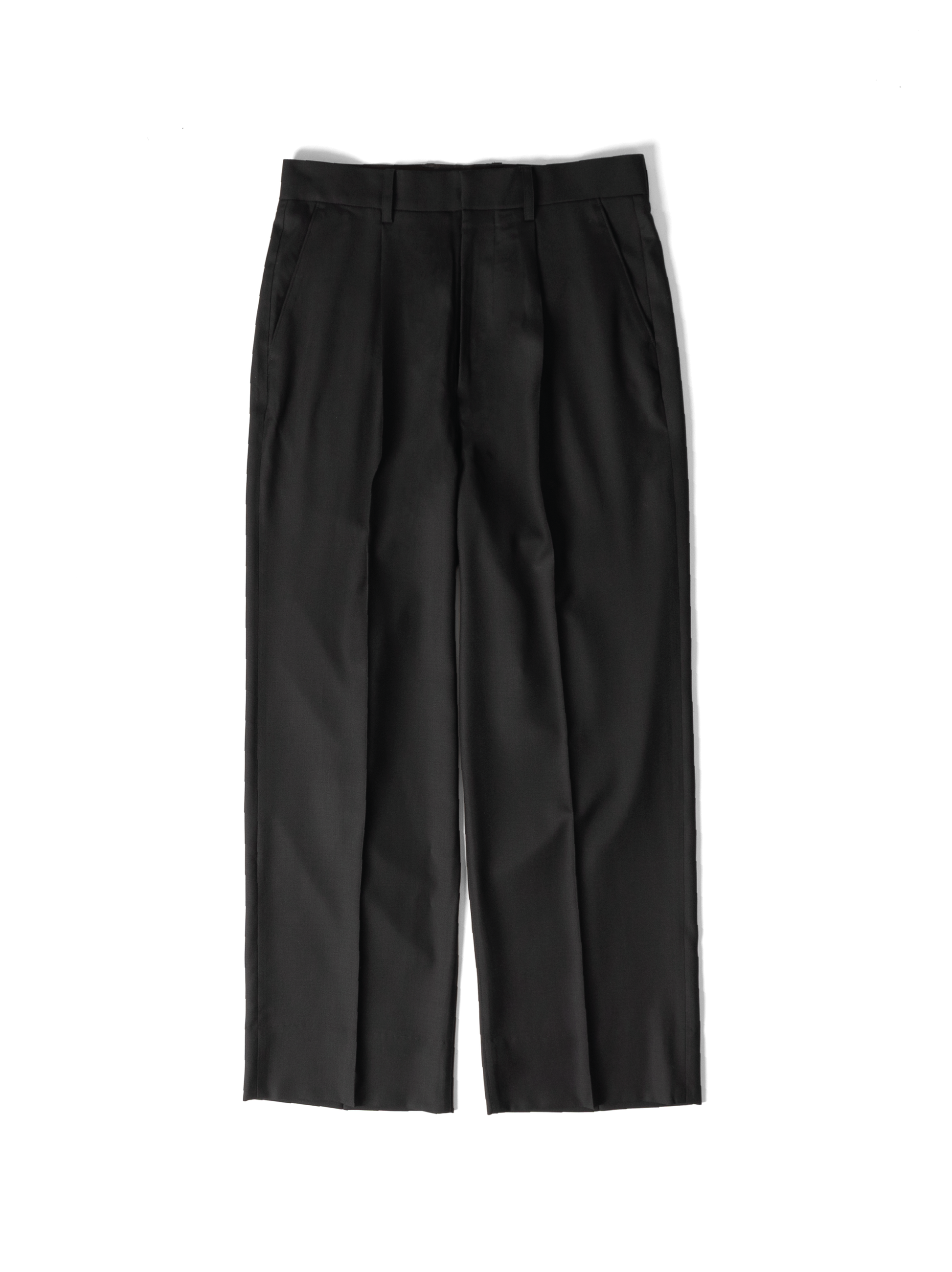 LIDNMSUMMER WOOL WIDE SLACKS L Super130_sWORSTEDWOOLWIDESLACK