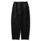 Super130's WOOL DOUBLE CLOTH PANTS｜TOP BLACK