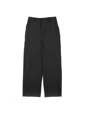 Super160's WOOL/PAPER EASY PANTS｜BLACK