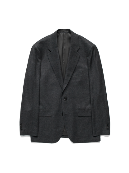 Super160's WORSTED WOOL VIYELLA TAILORED JACKET｜TOP CHARCOAL