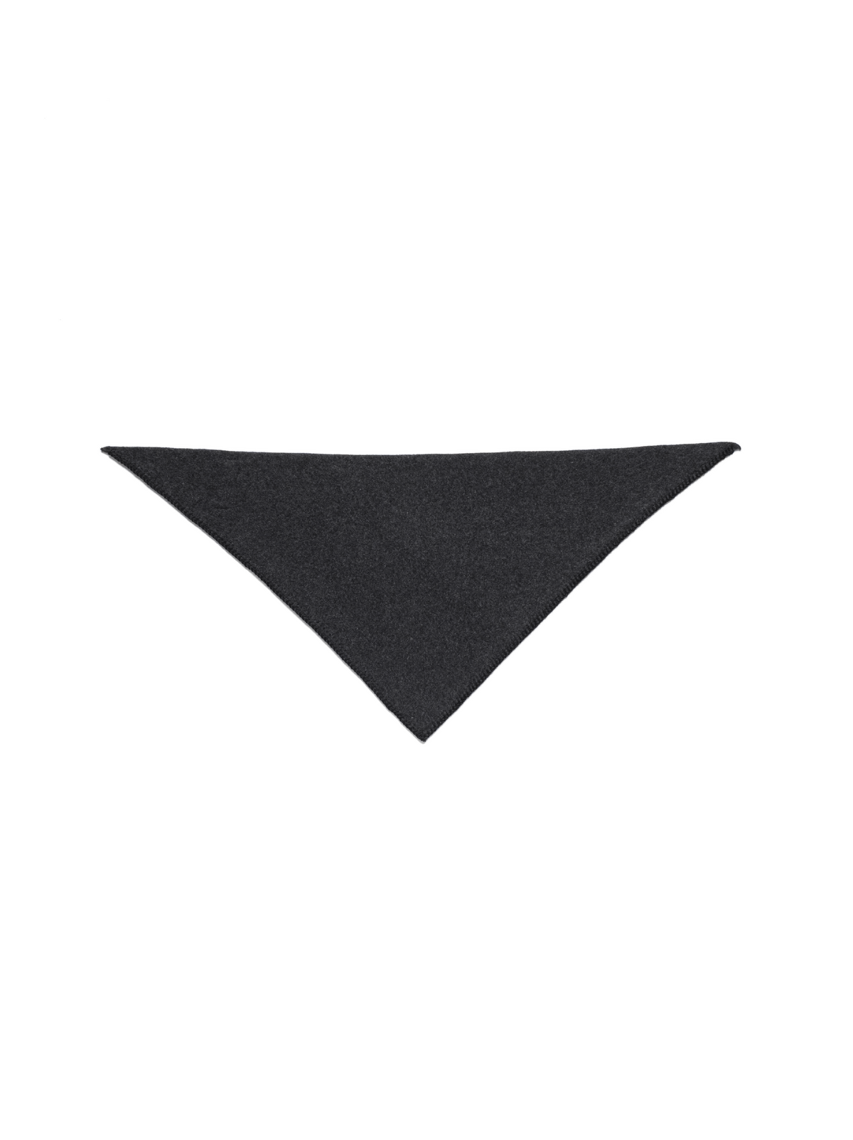 Super170's WOOL KNIT NECKERCHIEF｜CHARCOAL