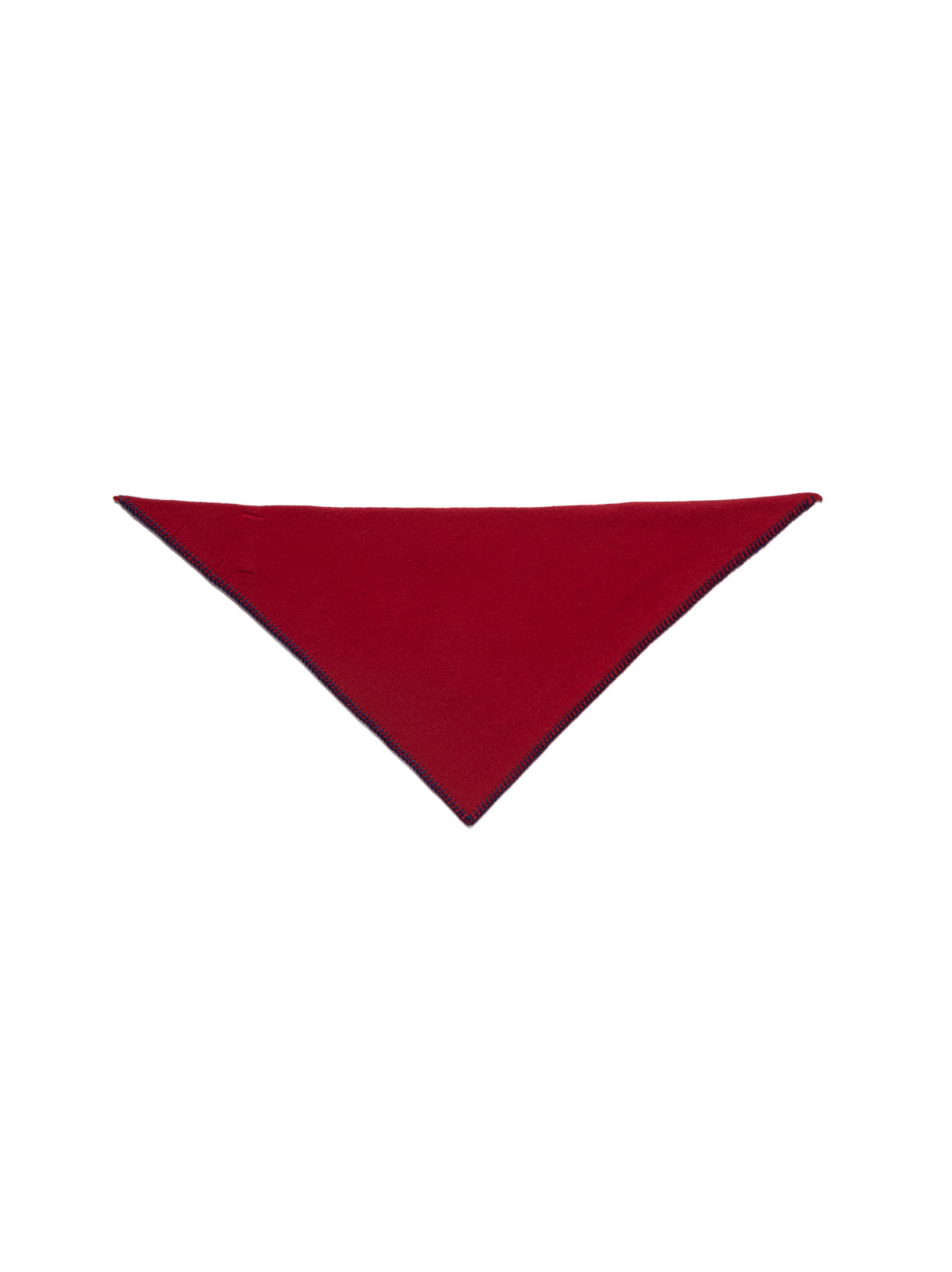 Super170's WOOL KNIT NECKERCHIEF｜RED