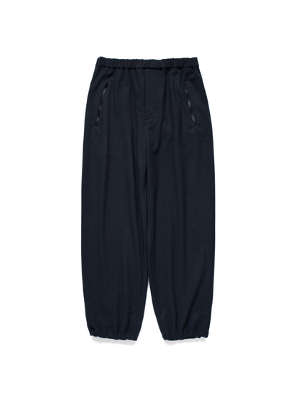 Super180’s WOOL FLEECE EASY PANTS｜NAVY