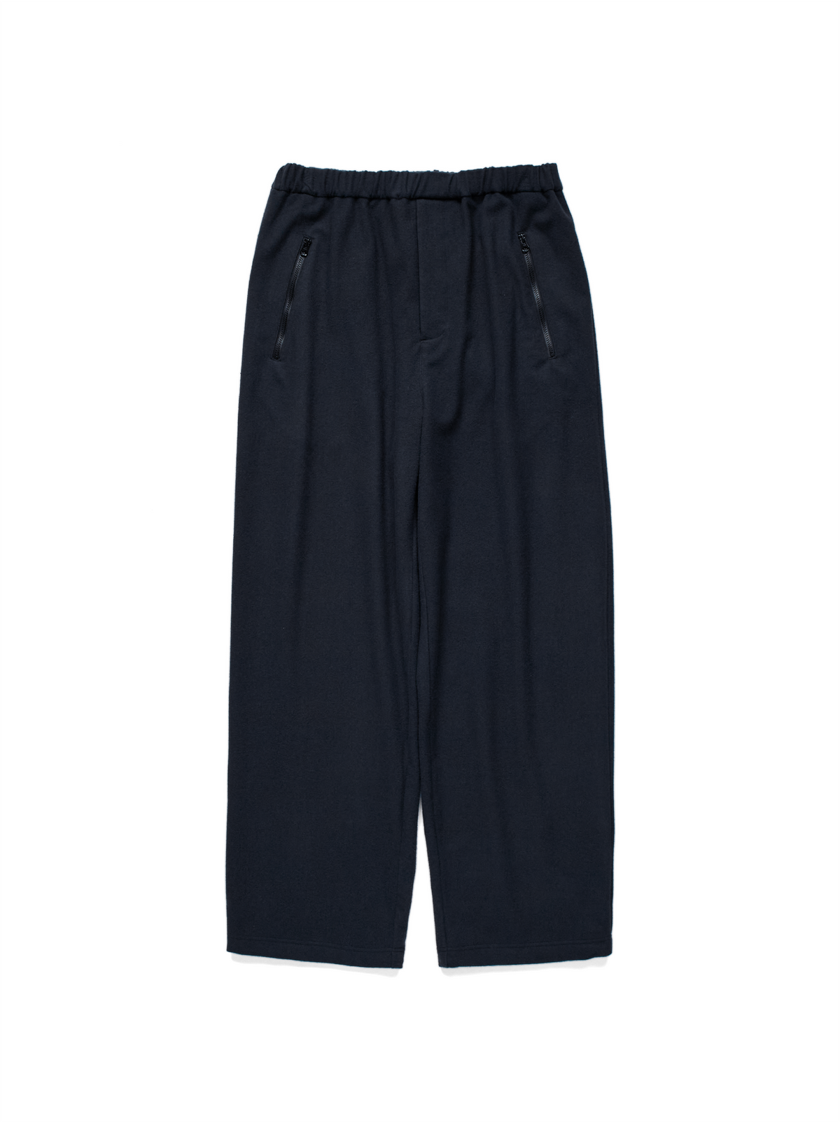 Super180’s WOOL FLEECE EASY PANTS｜NAVY