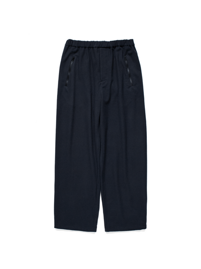 Super180’s WOOL FLEECE EASY PANTS｜NAVY
