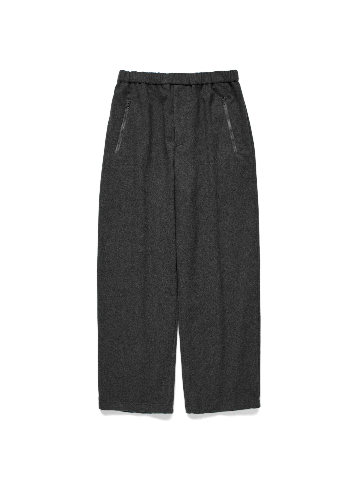 Super180’s WOOL FLEECE EASY PANTS｜TOP GRAY