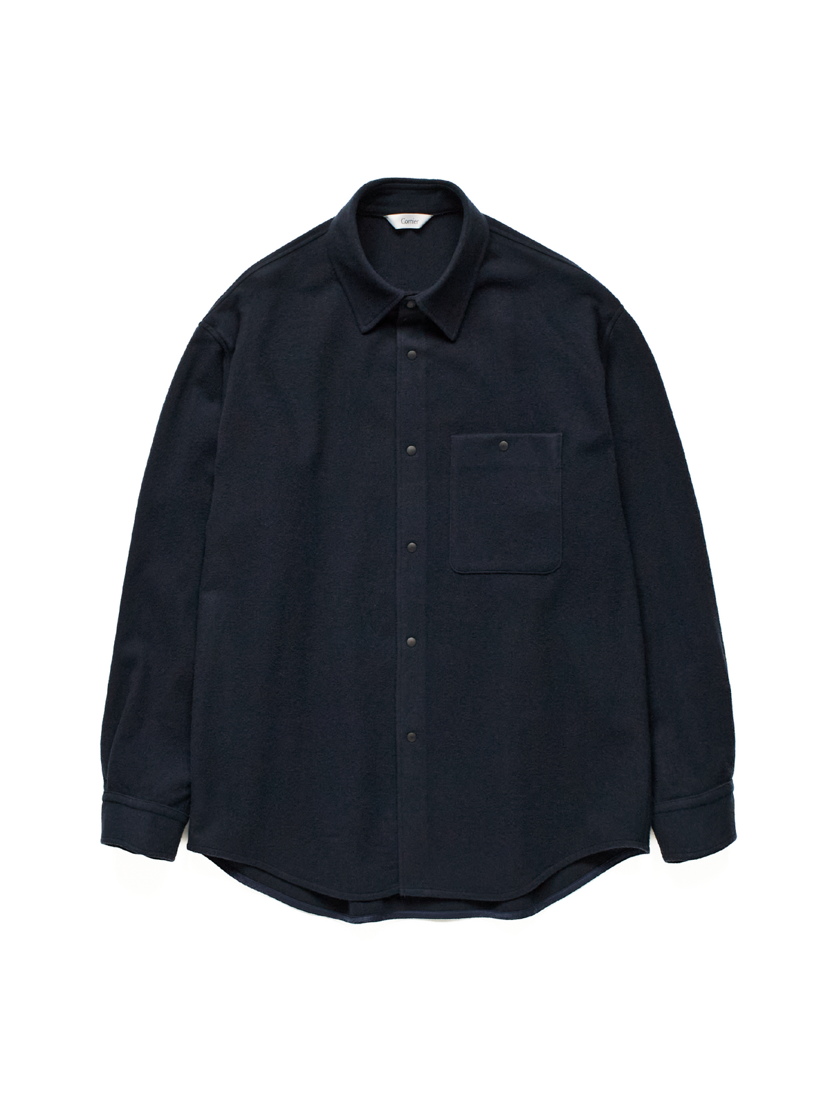 Super180’s WOOL FLEECE SHIRTS｜NAVY