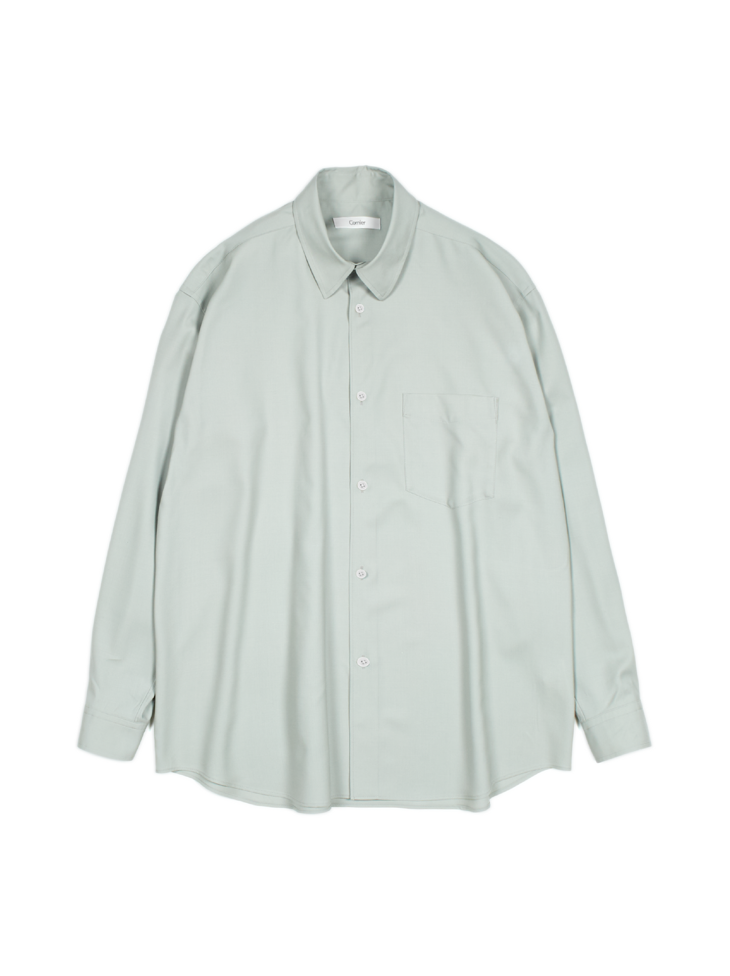 Super180's WORSTED WOOL SHIRTS｜SAGE