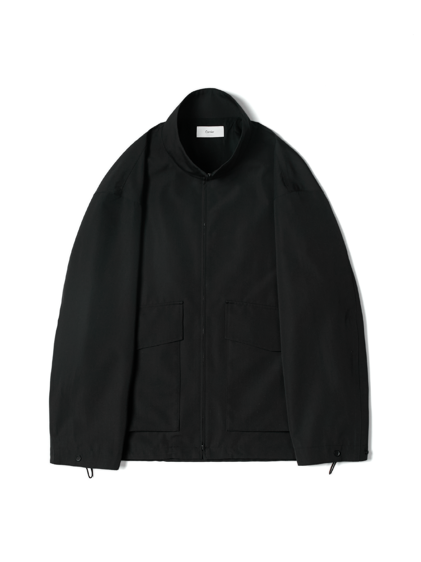 THE FINEST WOOL CANVAS BLOUSON｜BLACK