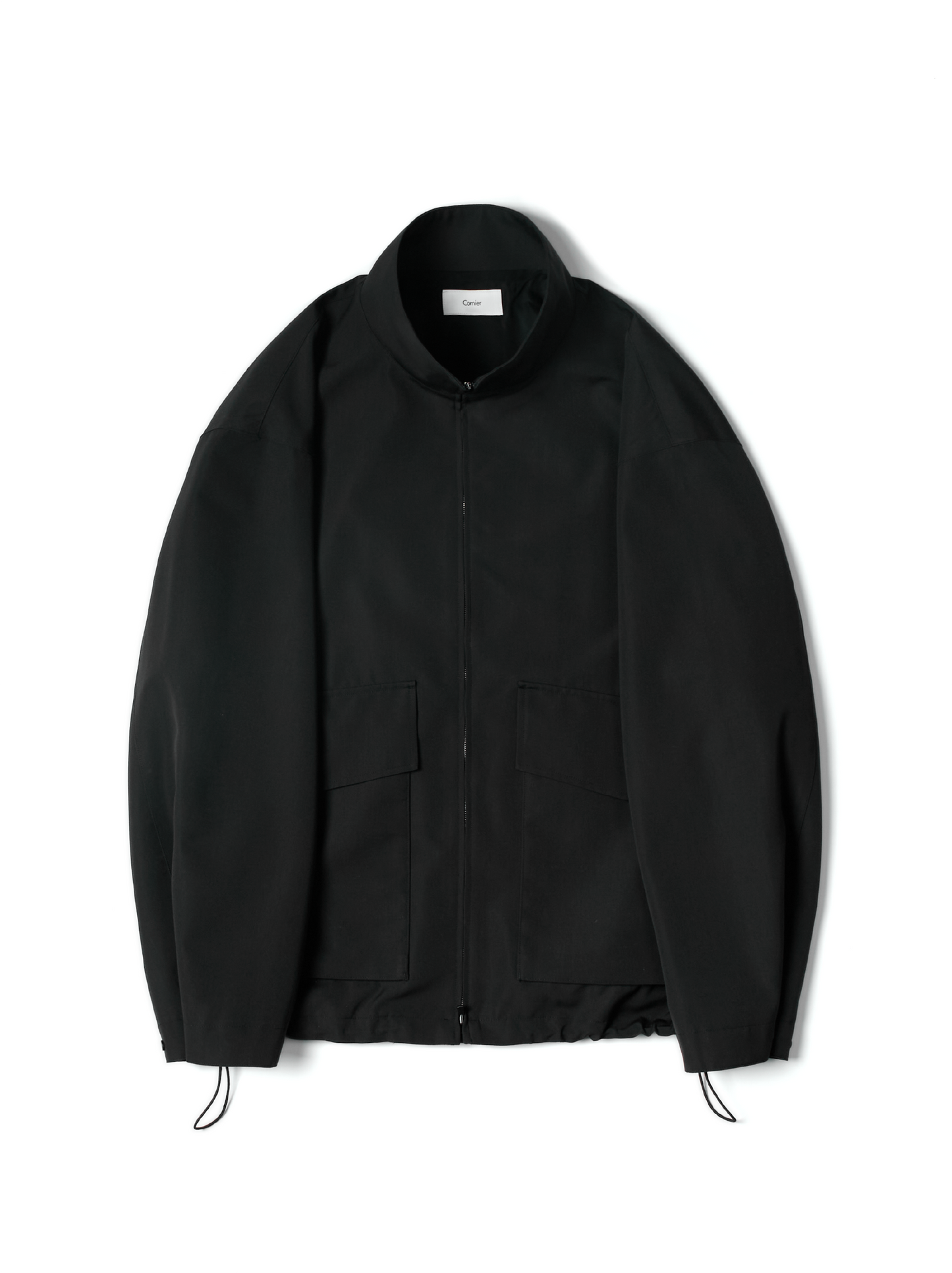 THE FINEST WOOL CANVAS BLOUSON｜BLACK