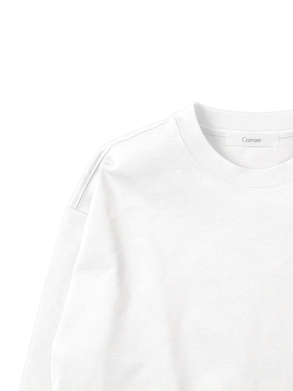 GIZA94 HEAVY LONG SLEEVE T SHIRTS｜WHITE