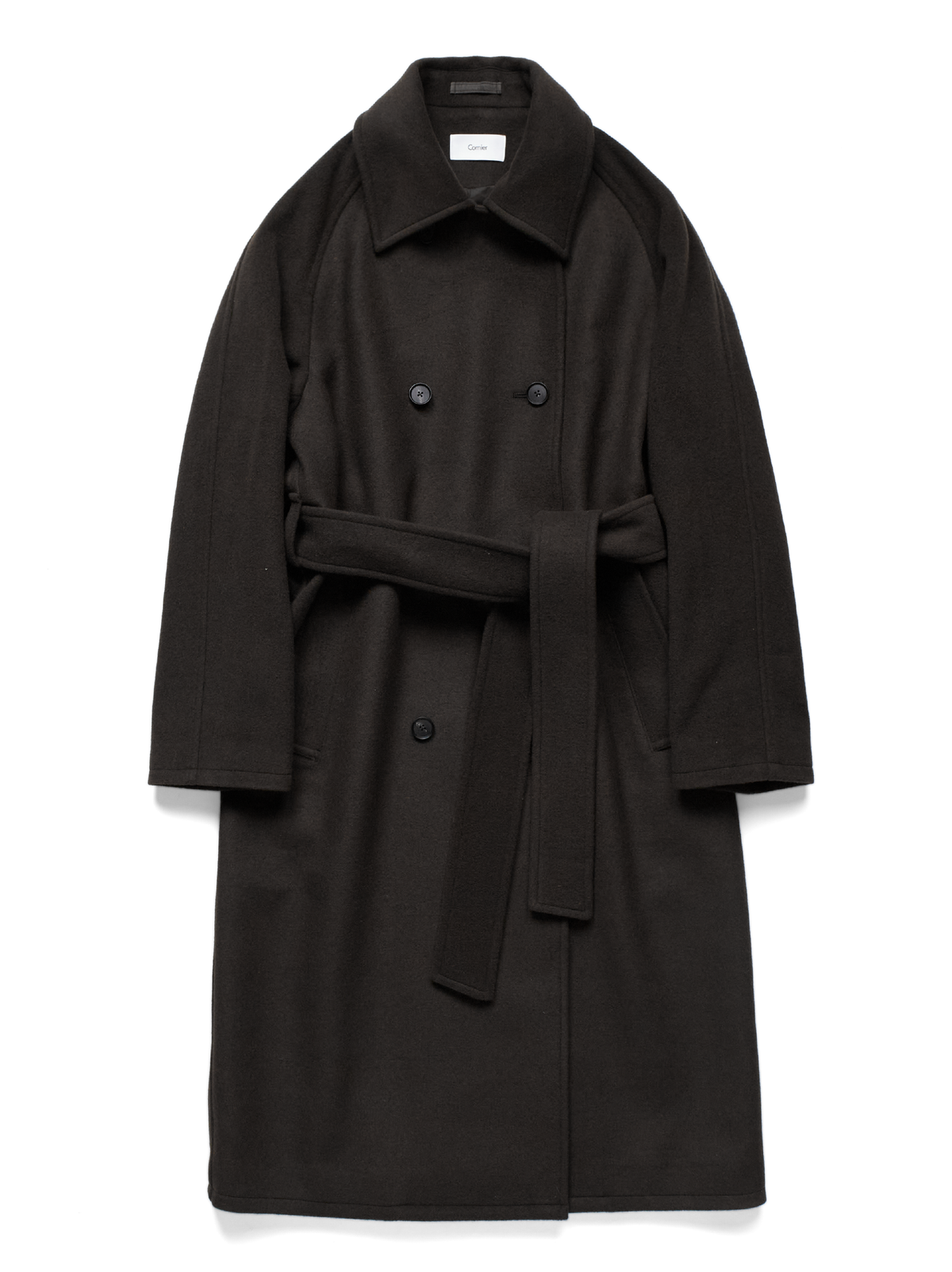 WOOL MOSSER CONVERTIBLE COLLER COAT for WOMEN｜DARK UMBER