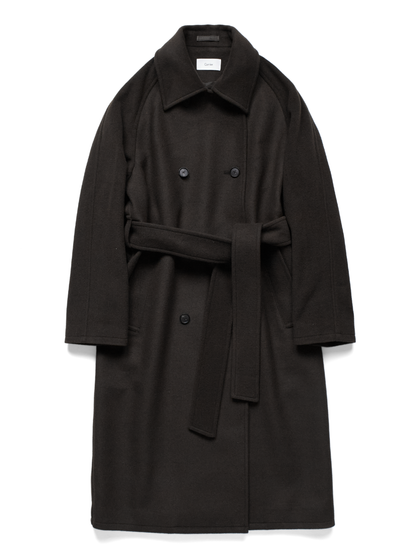 WOOL MOSSER CONVERTIBLE COLLER COAT for WOMEN｜DARK UMBER