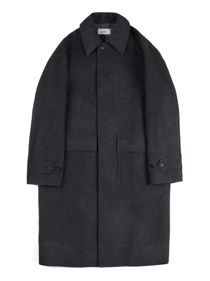 WOOL/CASHMERE MOSSER BALMACAAN COAT｜TOP BLACK
