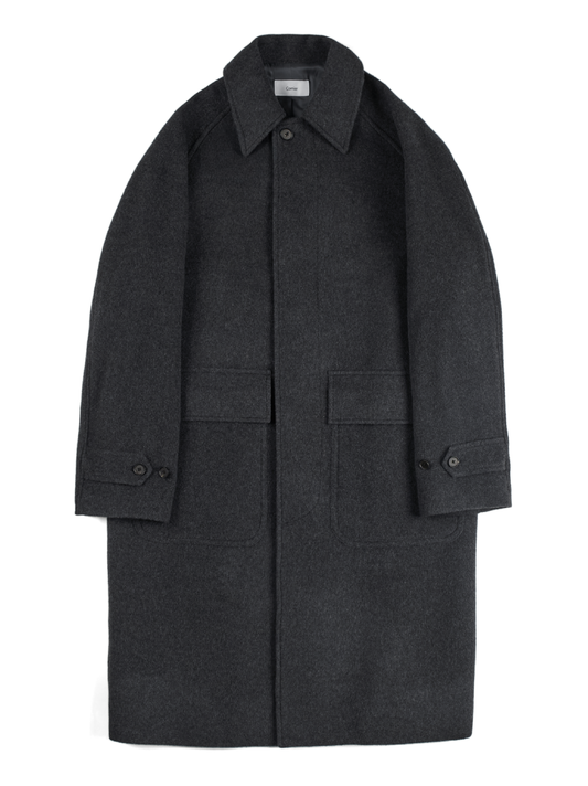 WOOL/CASHMERE MOSSER BALMACAAN COAT｜TOP BLACK