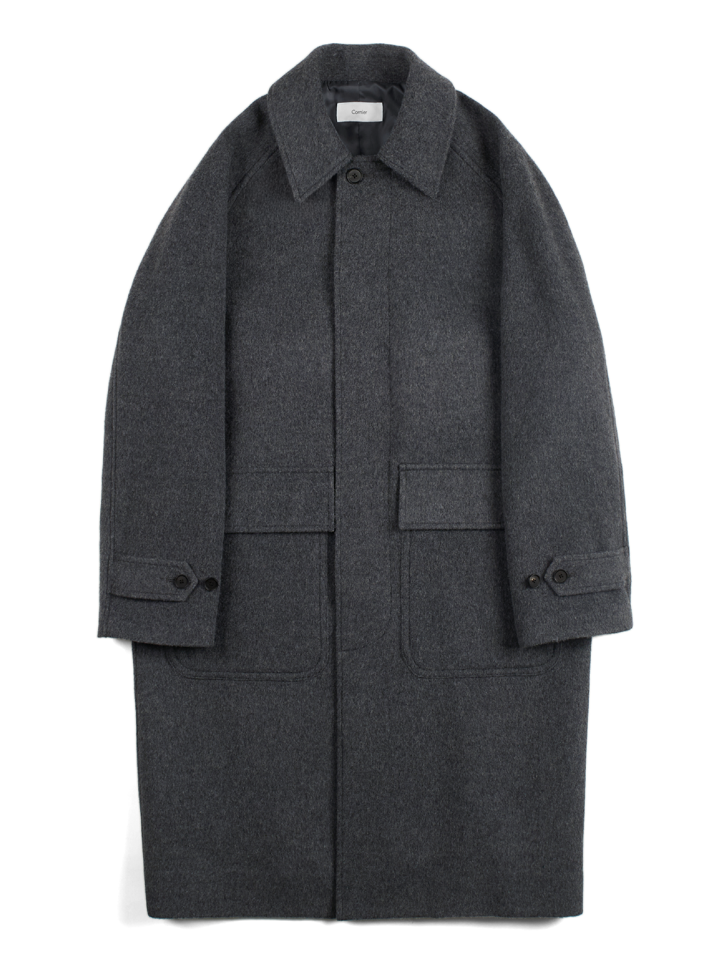 WOOL/CASHMERE MOSSER BALMACAAN COAT｜TOP GRAY