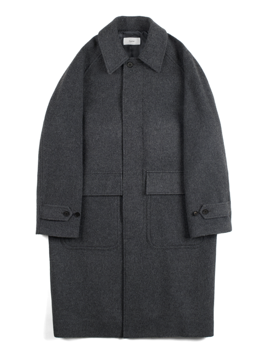 WOOL/CASHMERE MOSSER BALMACAAN COAT｜TOP GRAY