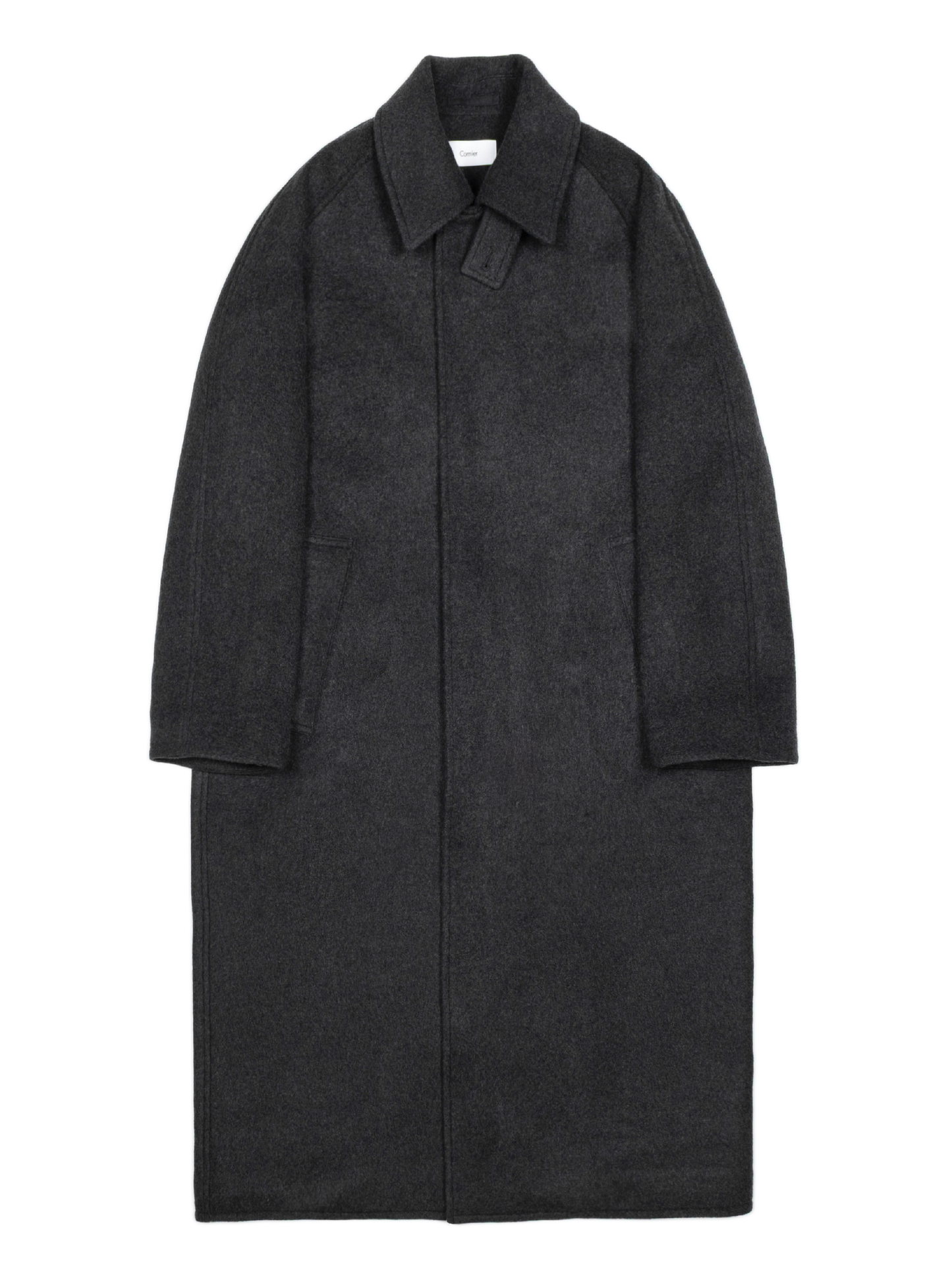 WOOL/CASHMERE MOSSER BALMACAAN COAT for WOMEN｜TOP BLACK
