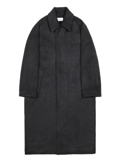 WOOL/CASHMERE MOSSER BALMACAAN COAT for WOMEN｜TOP BLACK