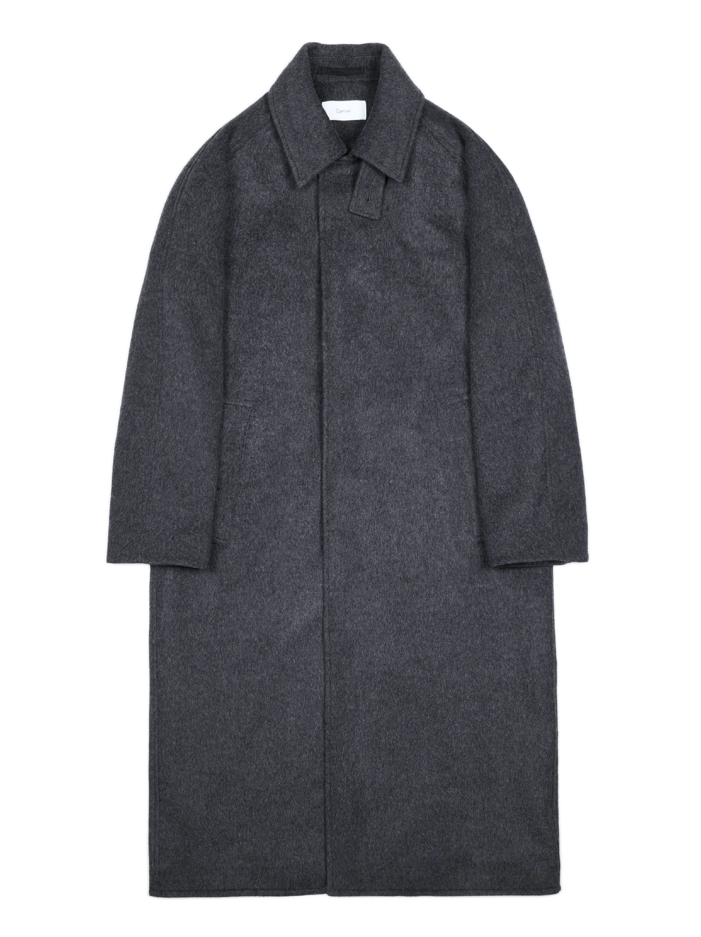 WOOL/CASHMERE MOSSER BALMACAAN COAT for WOMEN｜TOP GRAY