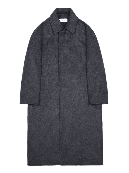 WOOL/CASHMERE MOSSER BALMACAAN COAT for WOMEN｜TOP GRAY