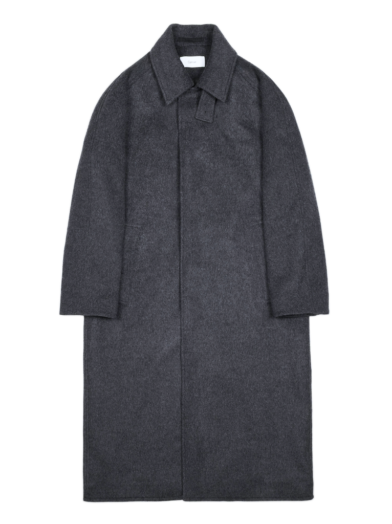 WOOL/CASHMERE MOSSER BALMACAAN COAT for WOMEN｜TOP GRAY