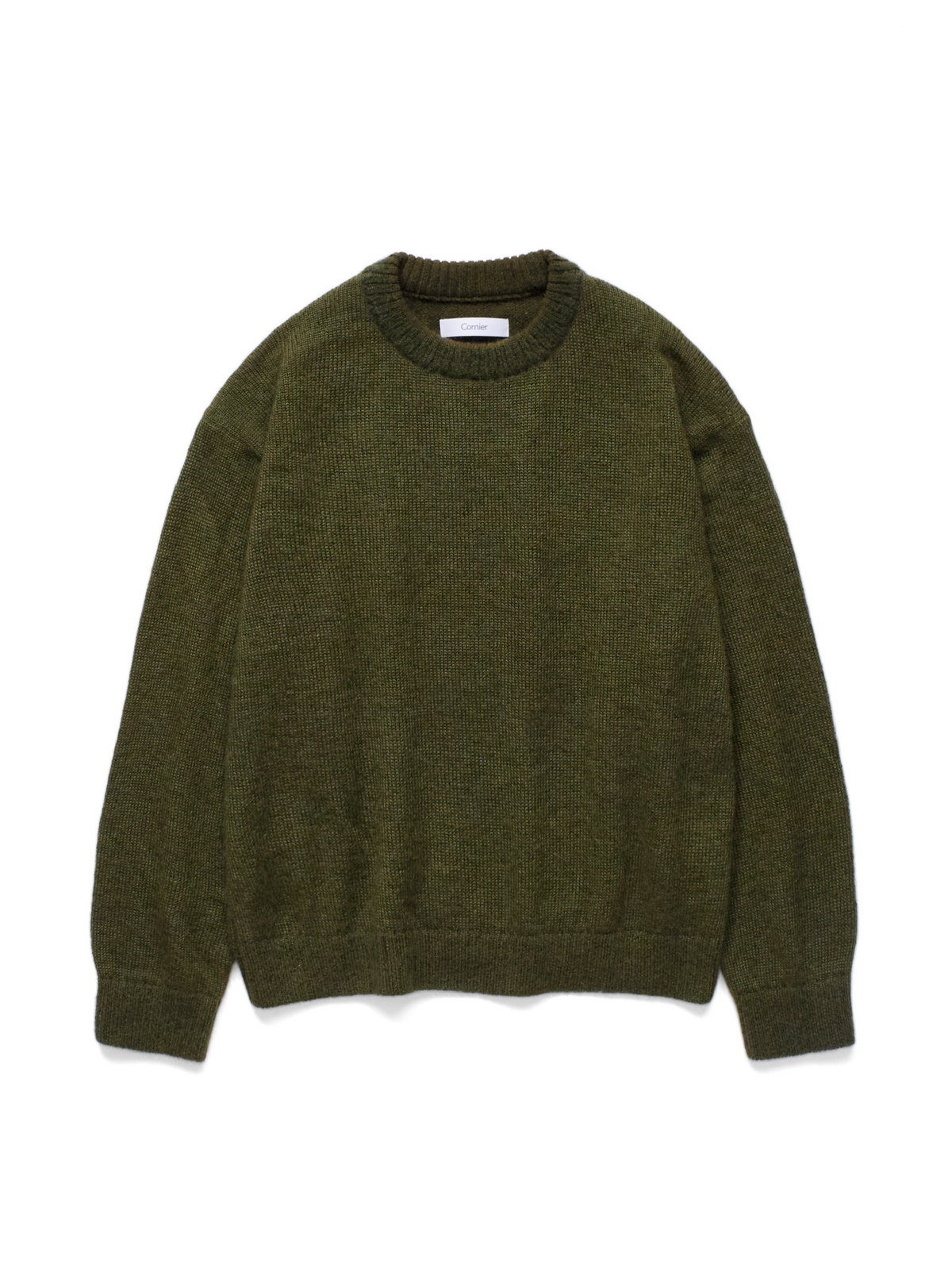 WOOL/MOHAIR/SILK SWEATER｜KHAKI