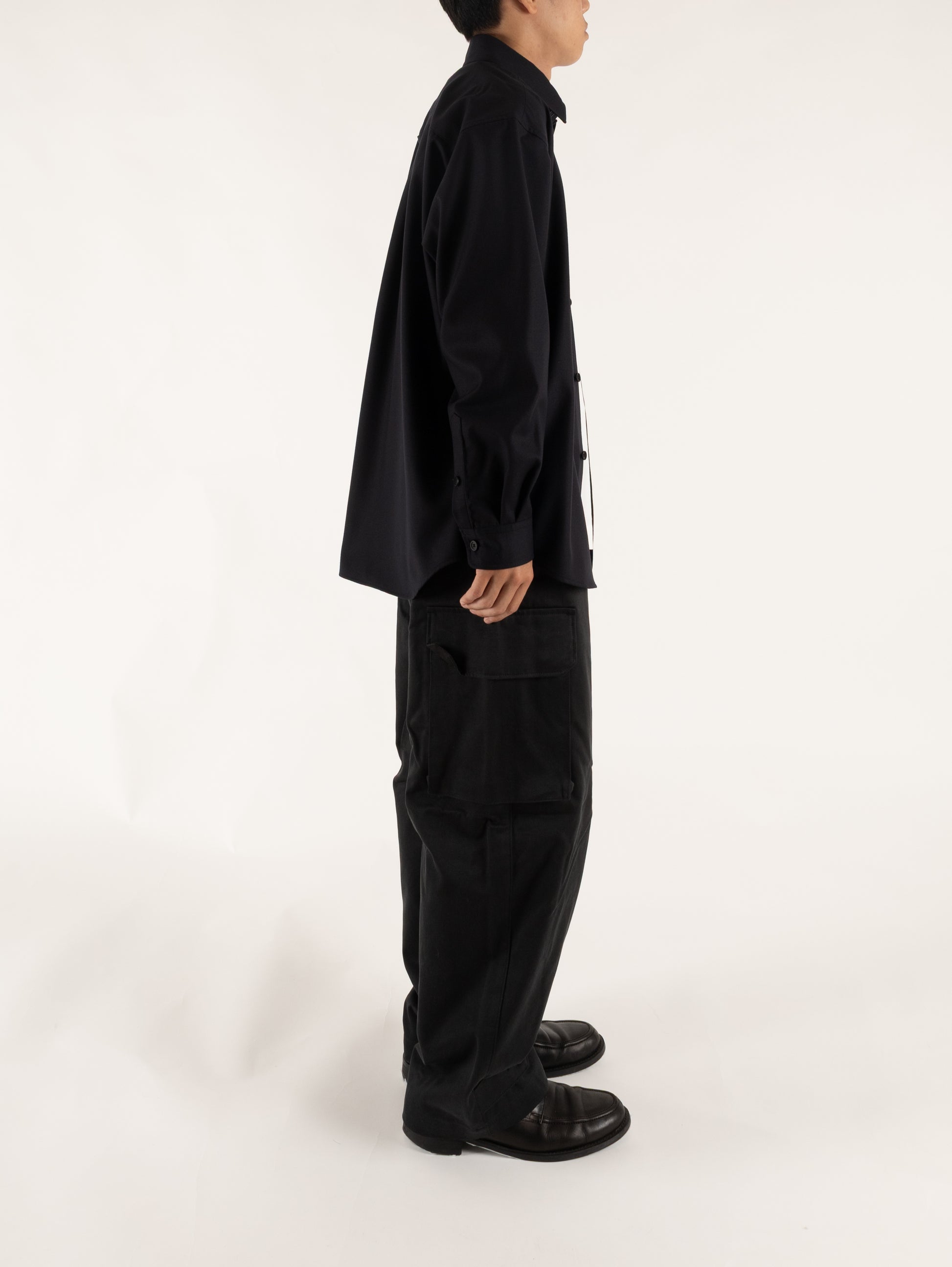 Model 164cm/52kg size S color SPACE NAVY着用