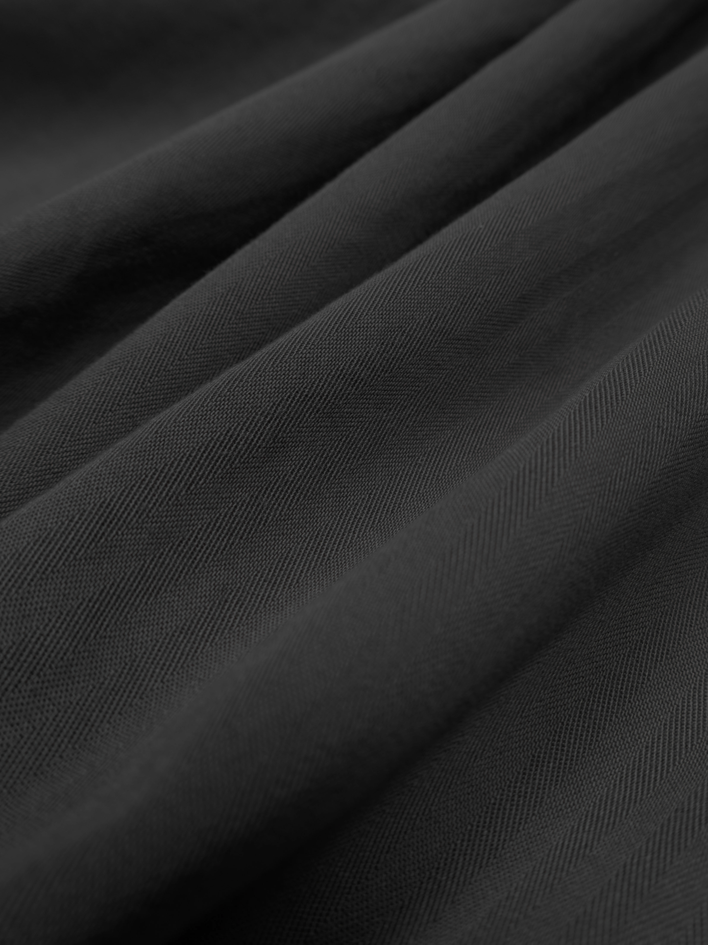 GARMENT DYED FINX COTTON M43-HBT JACKET｜INK BLACK