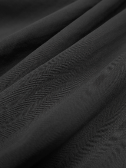 GARMENT DYED FINX COTTON M43-HBT JACKET｜INK BLACK