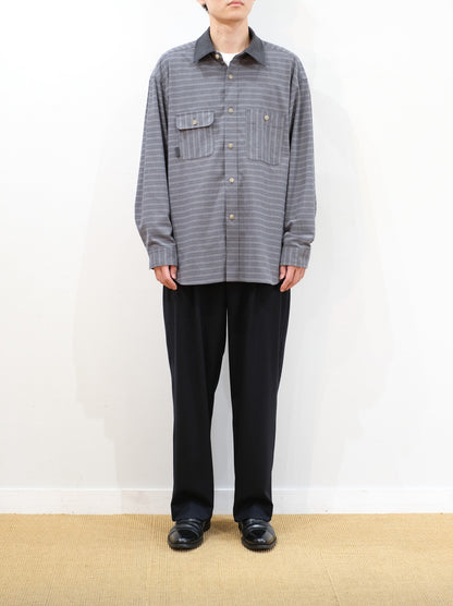 Model 176cm size M color GRAY CHECK着用