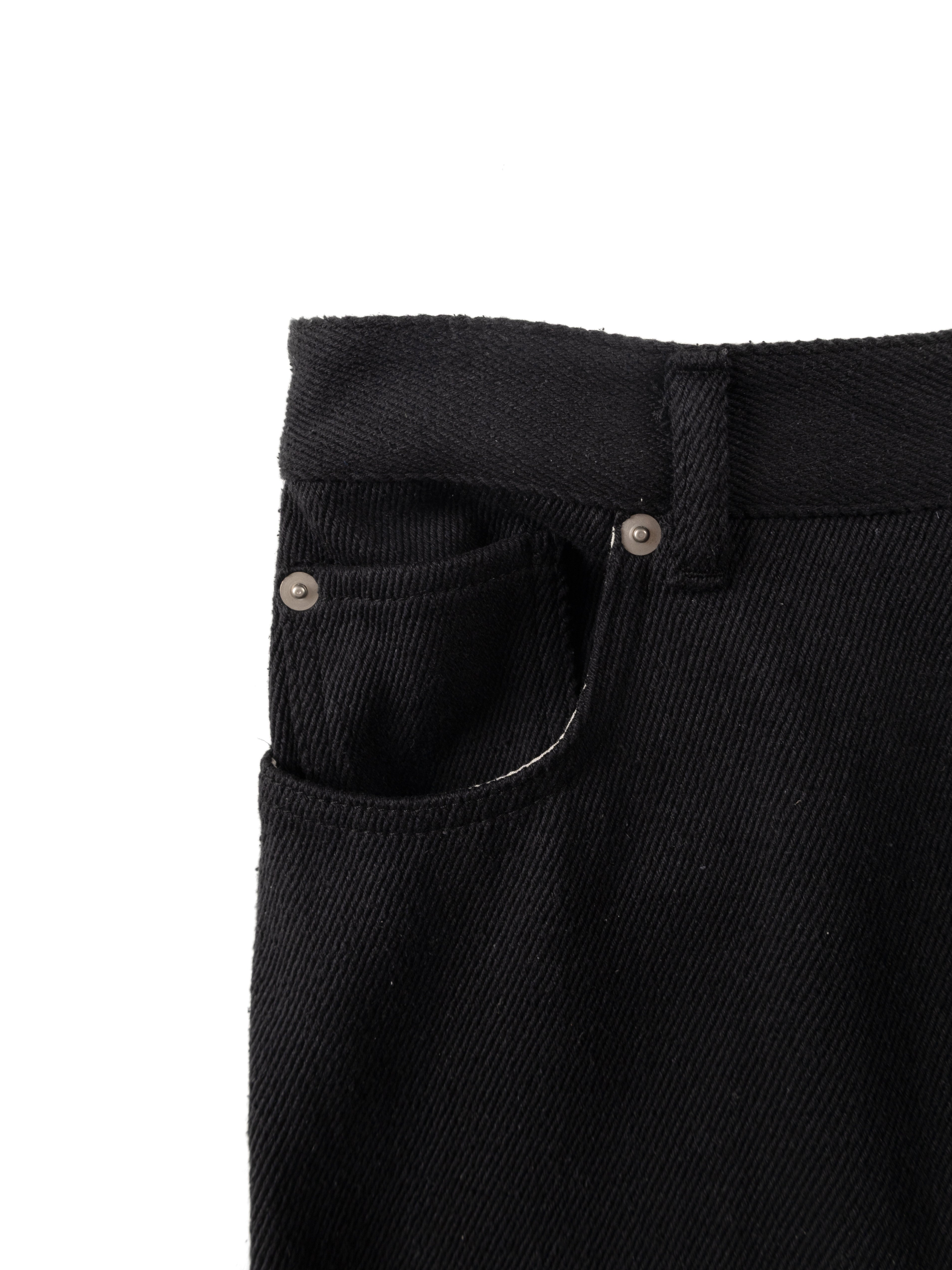 SILK NEP DENIM PANTS for WOMEN｜BLACK – Cornier