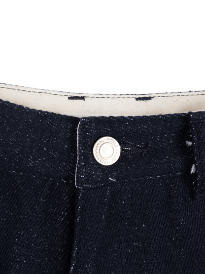 SILK NEP DENIM PANTS for WOMEN｜DARK NAVY