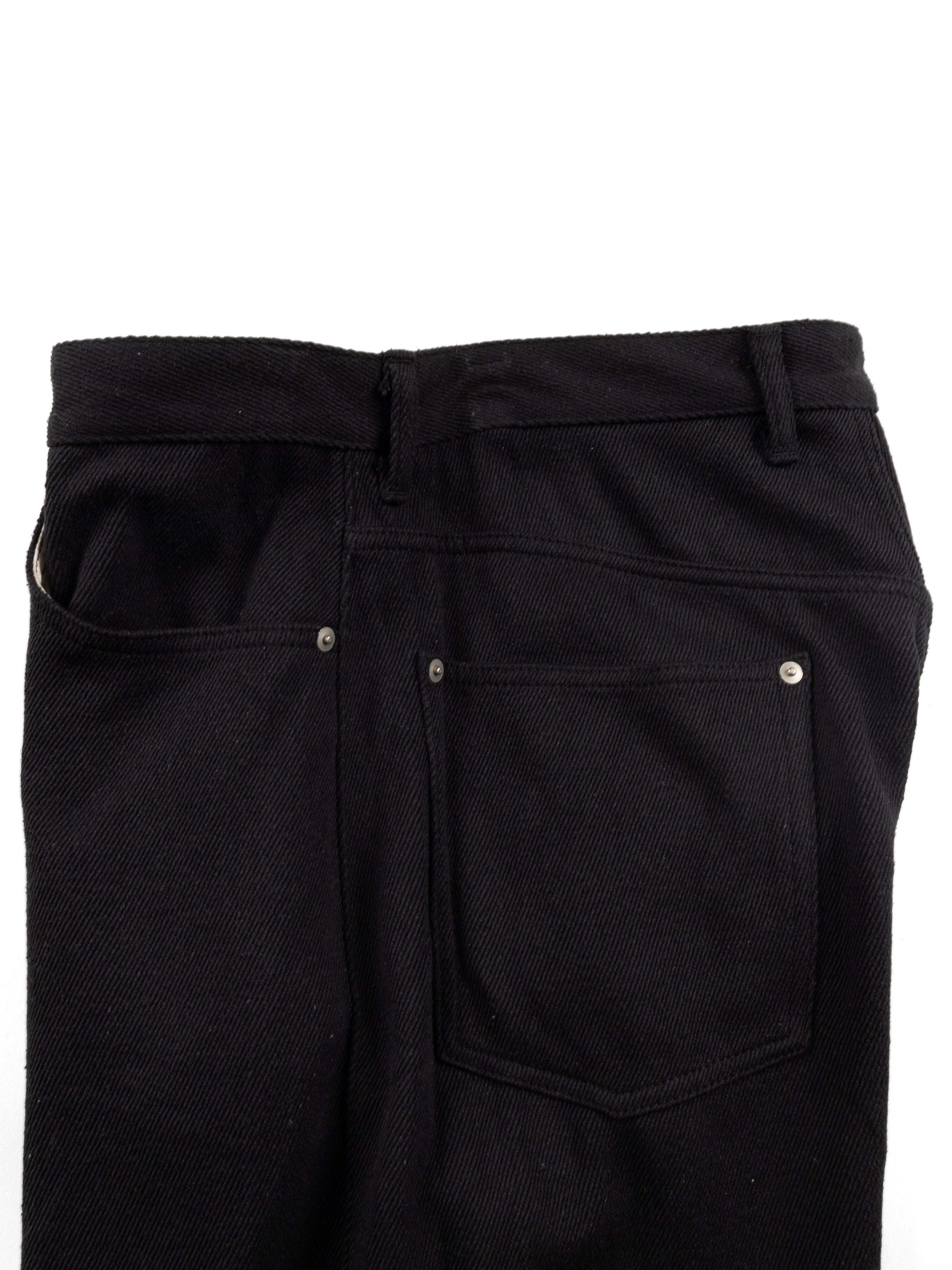 SILK NEP DENIM PANTS｜BLACK – Cornier