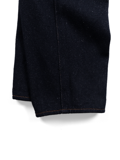 SILK NEP DENIM PANTS｜DARK NAVY