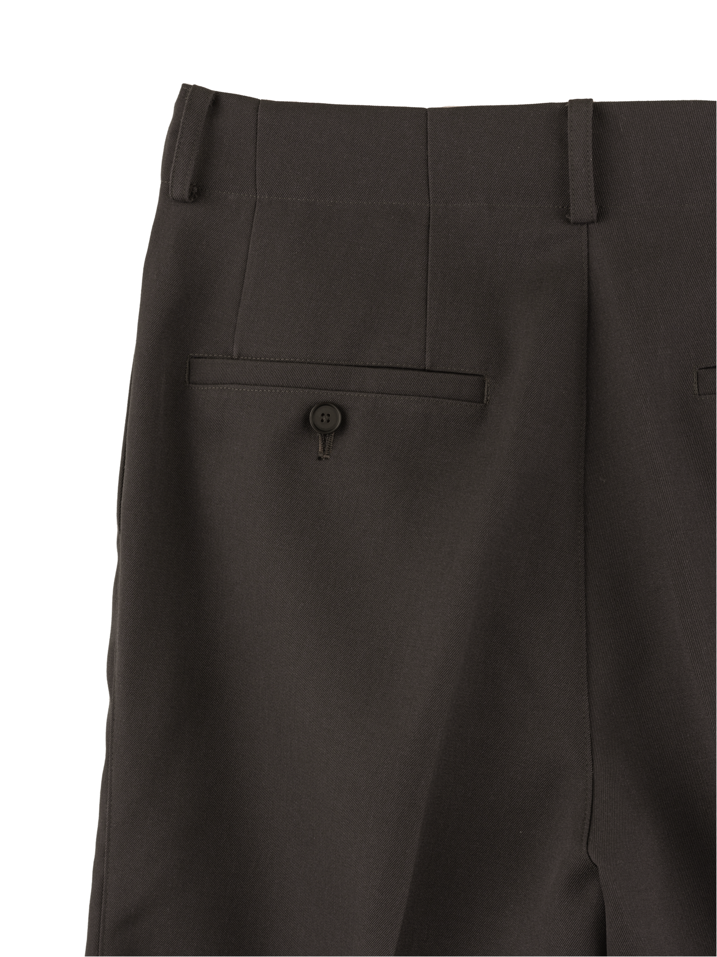 cornier 22aw paper wool slacks-