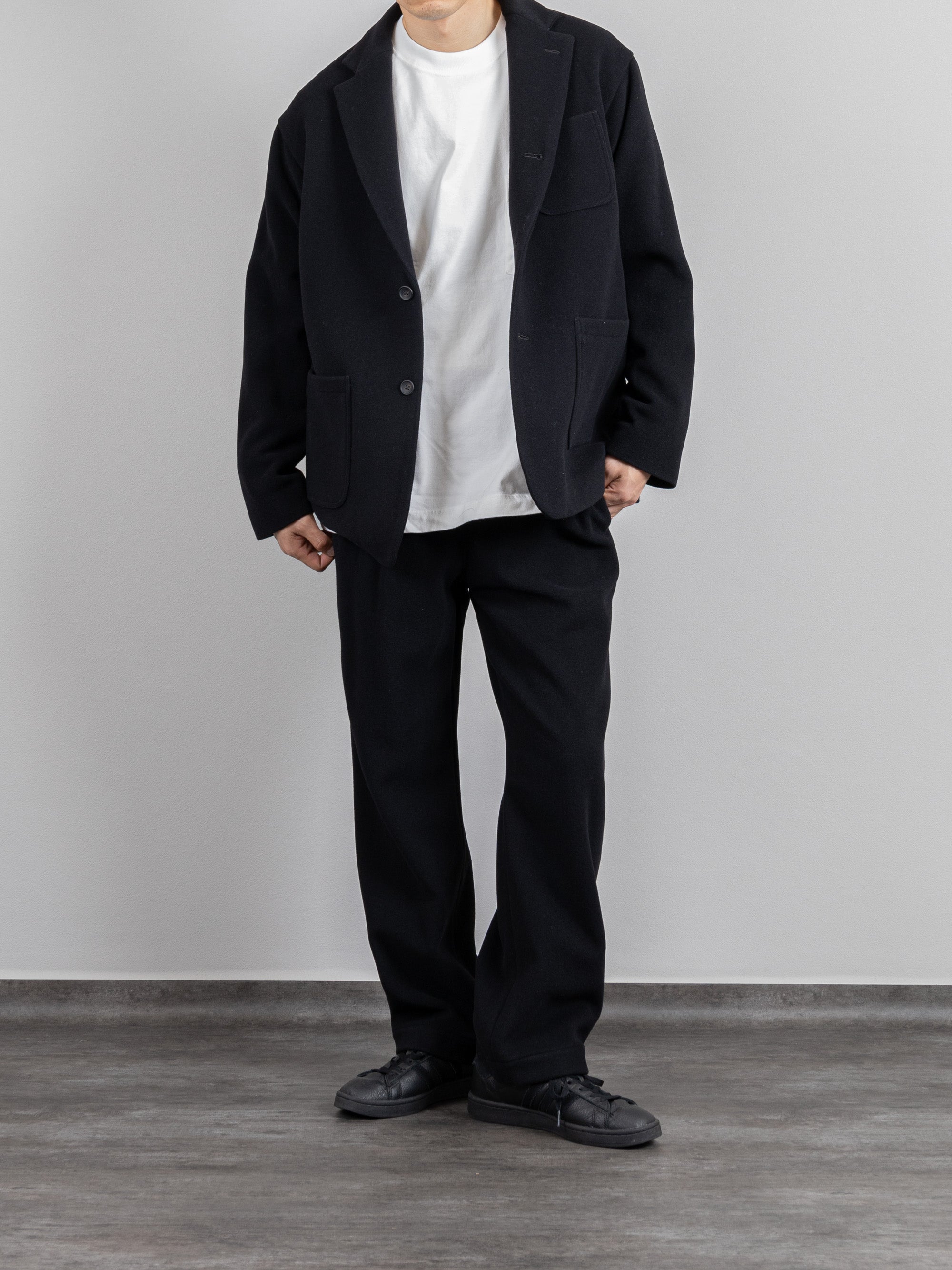 1回着用Heavy Wool jacket 36 black 1回着用 - シャツ/ブラウス(七分/長袖)