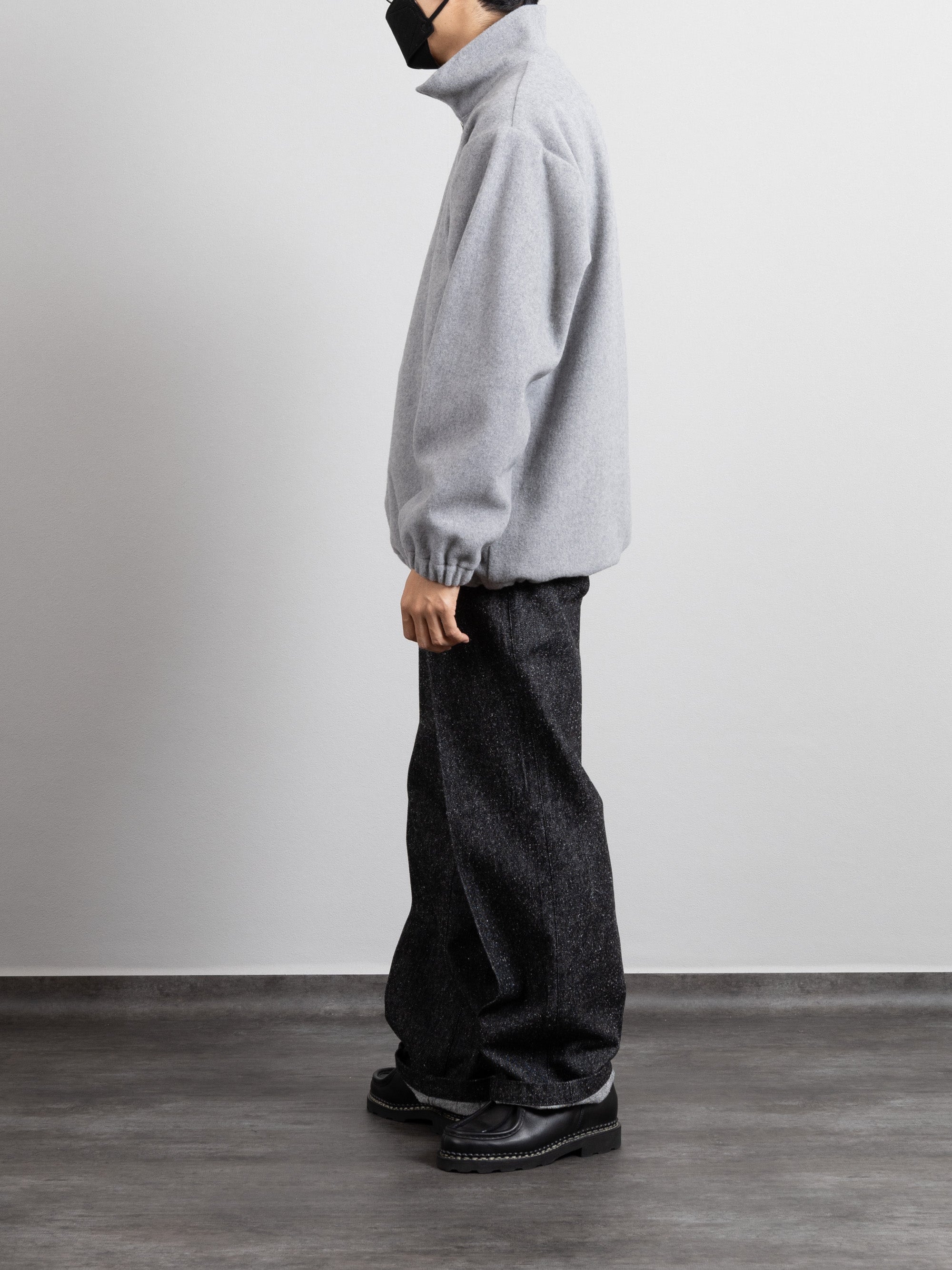 【新作登場安い】cornier SILK NEP DENIM PANTS オフホワイトsizeS パンツ