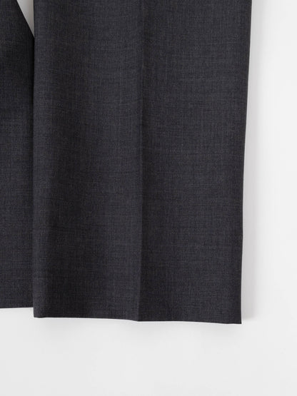 WORSTED WOOL/MOHAIR PANTS for WOMEN｜탑 그레이