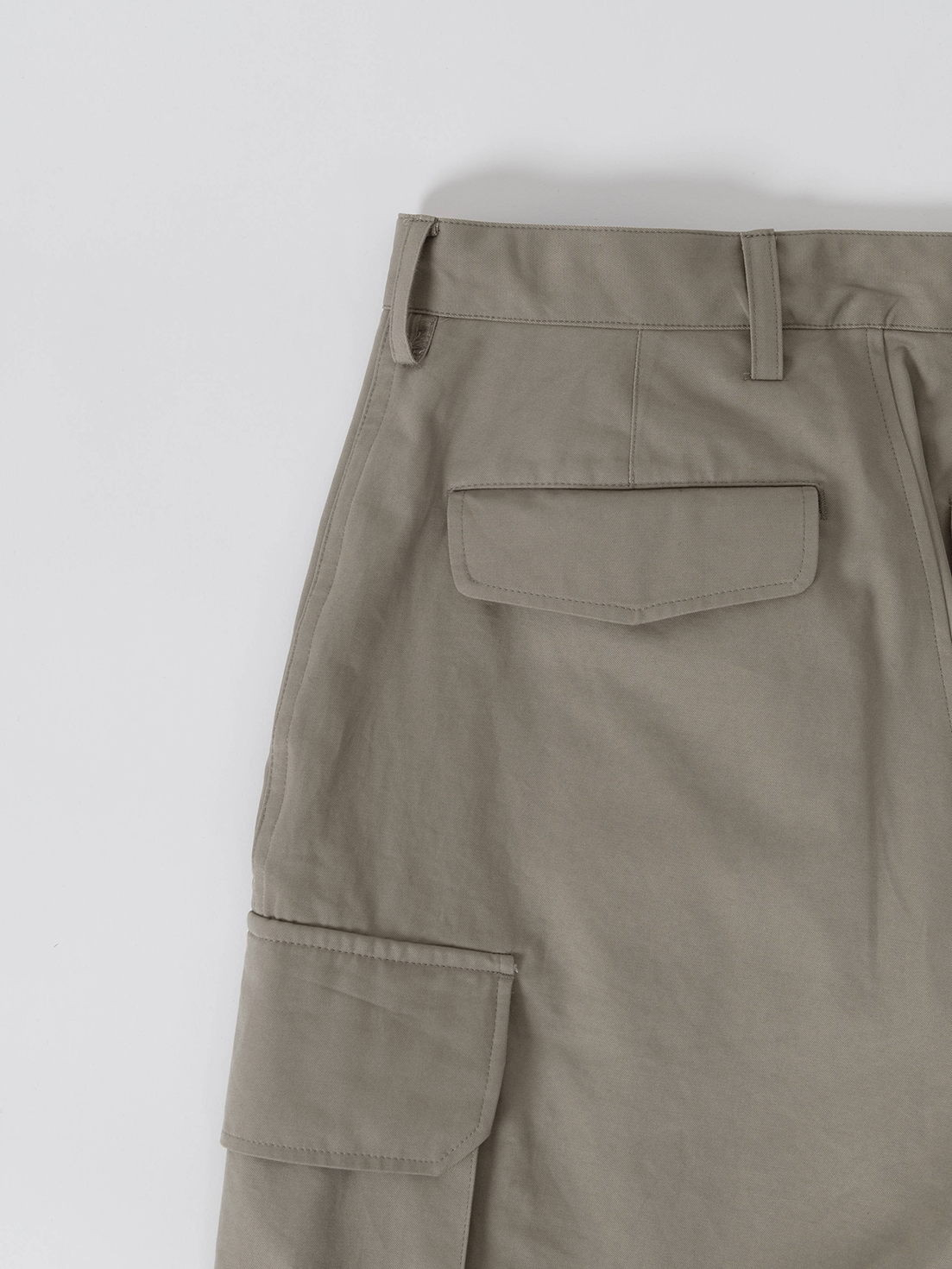 FINX COTTON M-47 CARGO PANTS｜BEIGE