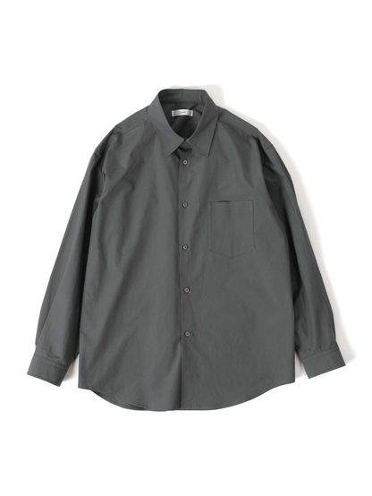 FINX COTTON SHIRTS LONG SLEEVE｜GRAY