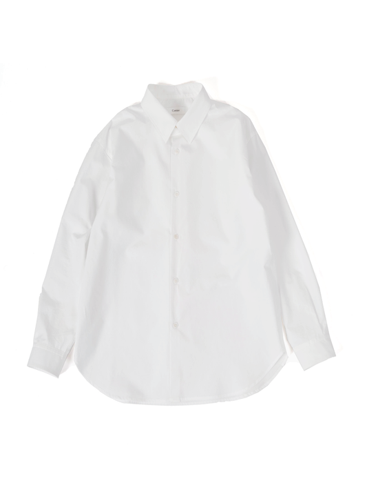 FINX COTTON SHIRTS LONG SLEEVE for WOMEN｜WHITE