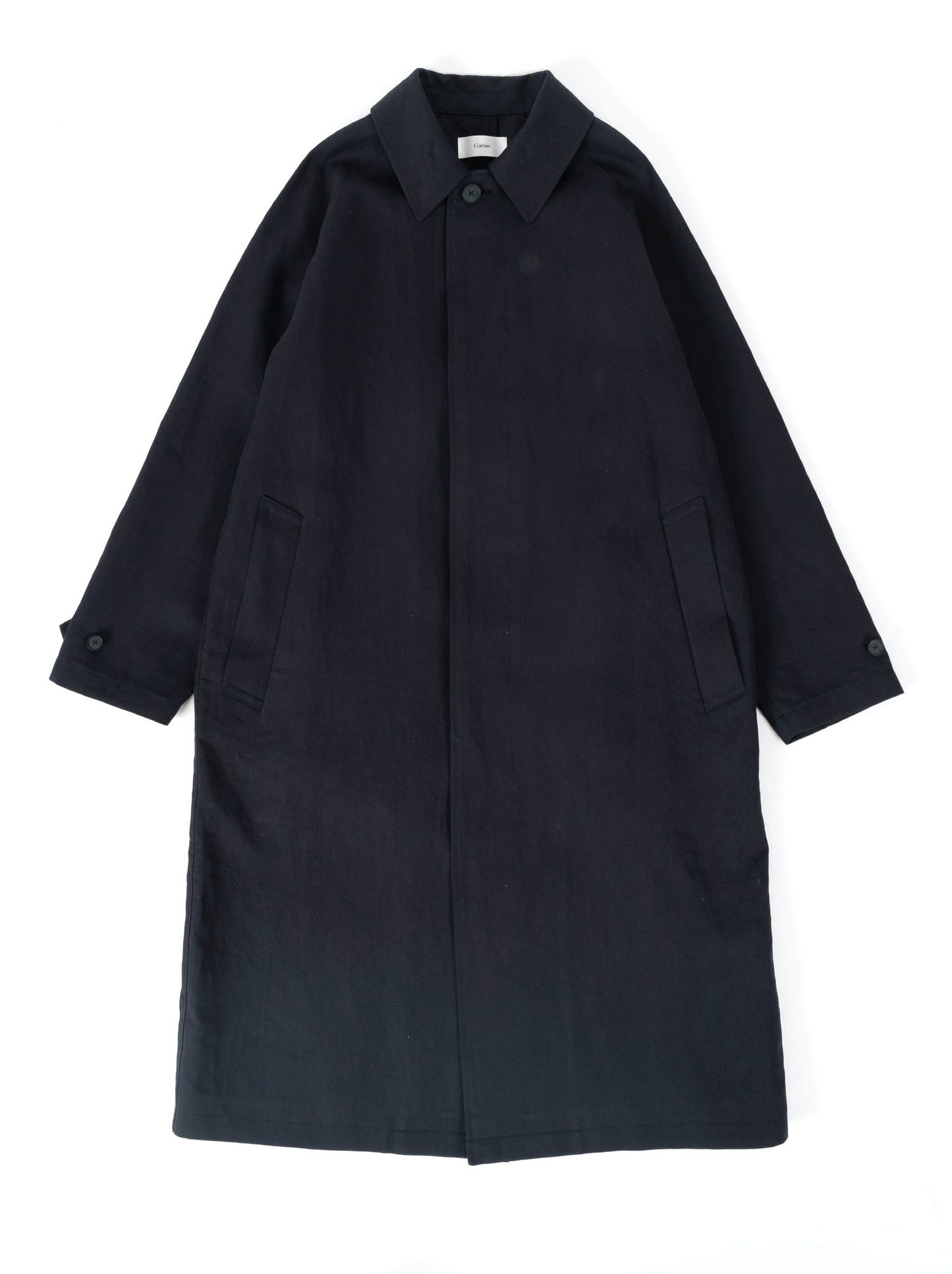 コルニエ PAPER GABARGINE BALMACAAN COAT M 紺 コルニエ PAPER GABARGINE BALMACAAN COAT M 紺