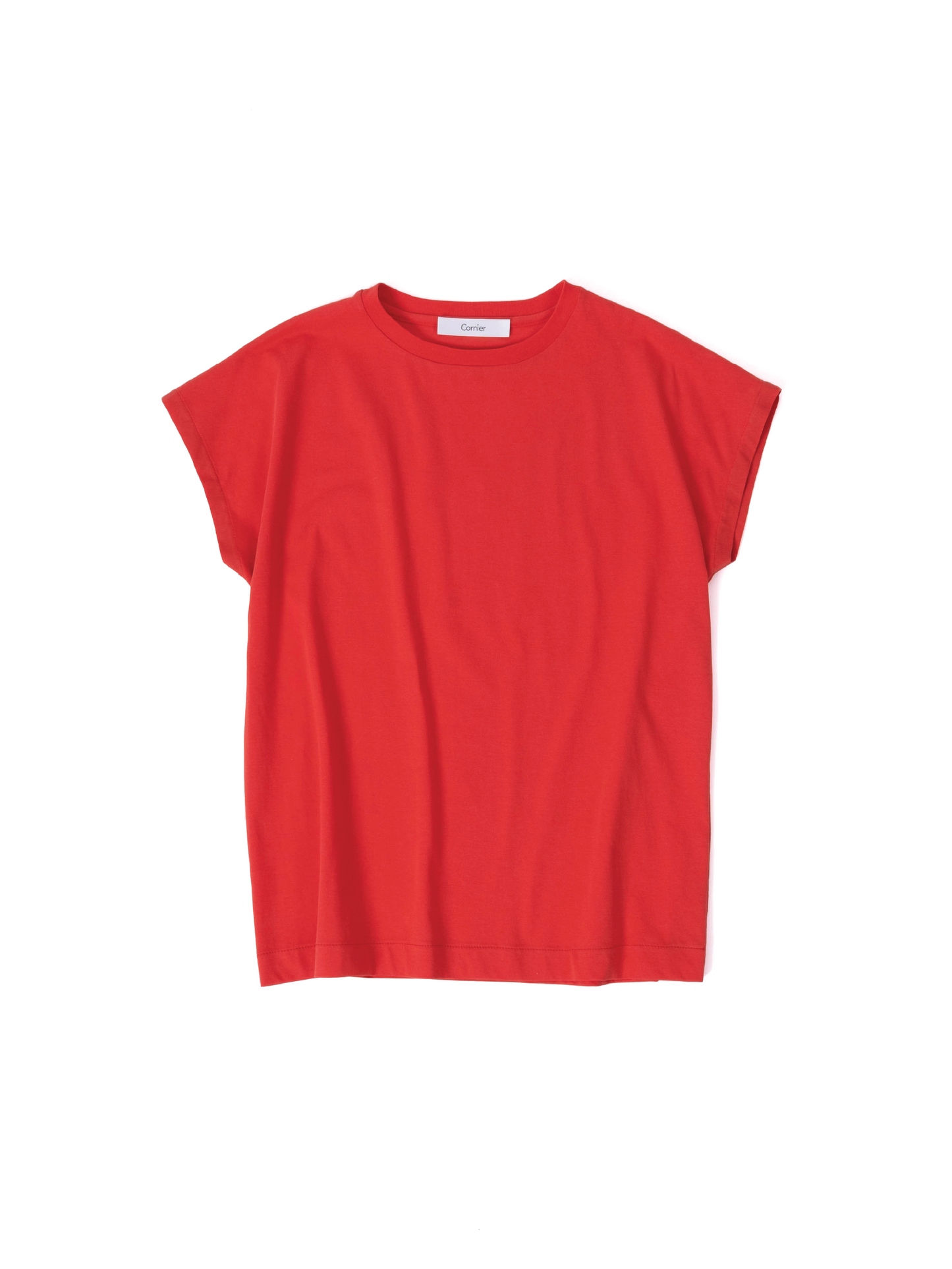 CLEAR JERSEY FRENCH SLEEVE T-SHIRTS｜SCARLET