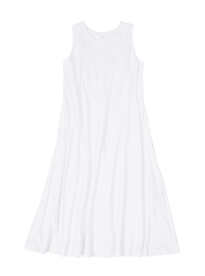 CLEAR JERSEY DRESS｜WHITE